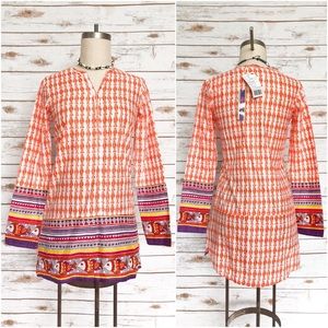 AKKRITI Pantsloons Hand Printed Kurta Tunic Top